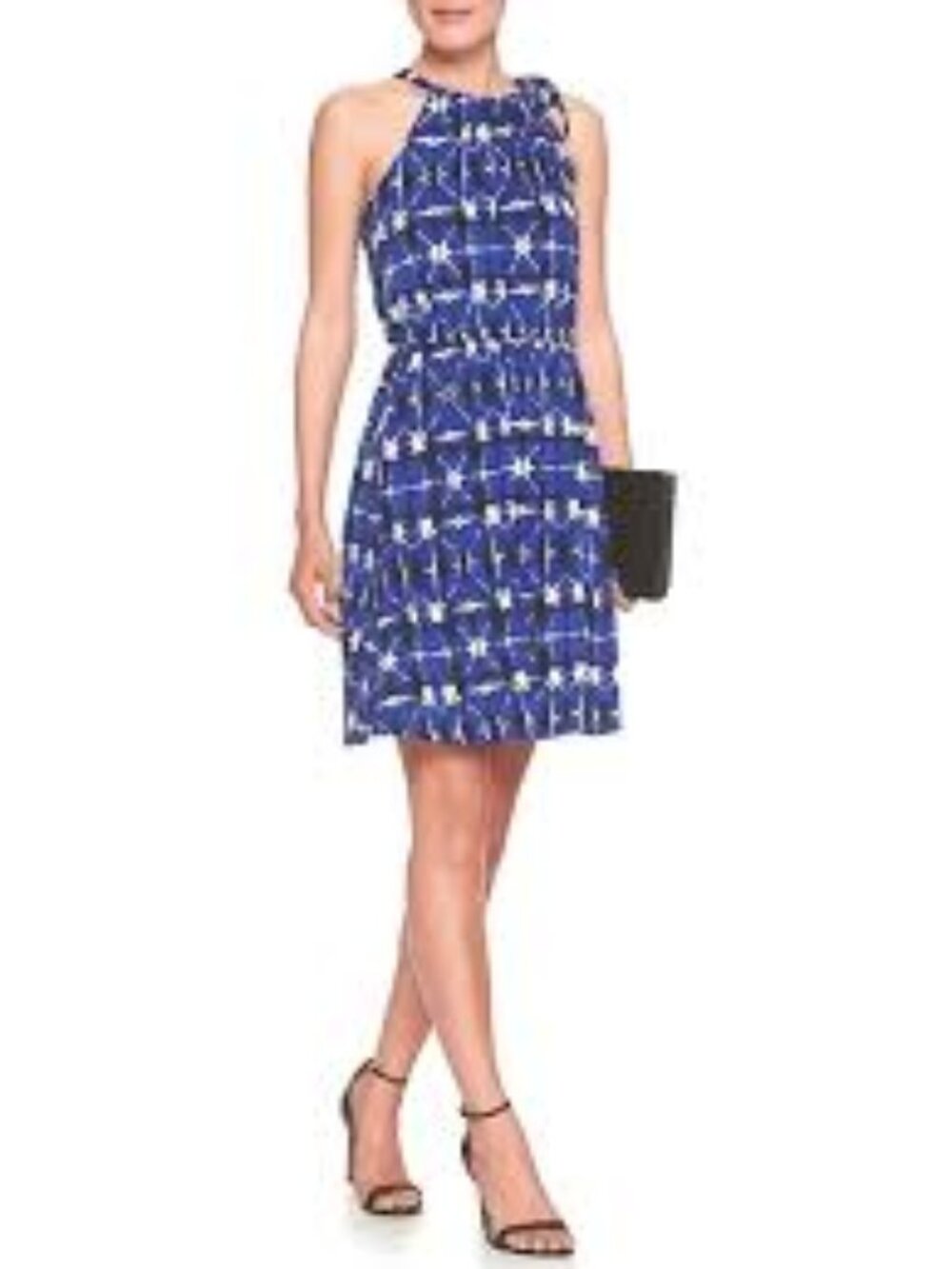 NWT Banana Republic Print Halter Dress